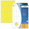 HERMA 2361 žlté matné permanentné samolepiace papierové etikety, 13 x 40 mm, 896 etikiet (32 listov x 28)