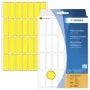 HERMA 2361 žlté matné permanentné samolepiace papierové etikety, 13 x 40 mm, 896 etikiet (32 listov x 28)