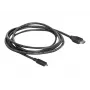 DeLOCK HDMI na Micro-HDMI kábel 2 m, 32 AWG, High Speed s Ethernet, 4K 82664