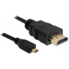 DeLOCK HDMI na Micro-HDMI kábel 2 m, 32 AWG, High Speed s Ethernet, 4K 82664