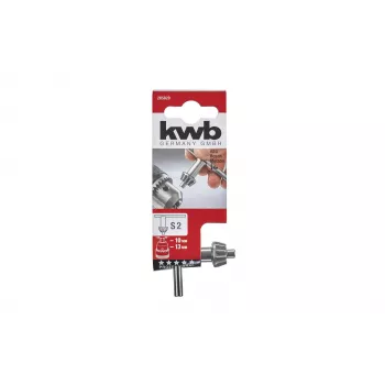 KWB kľúč na skľučovadlo pre ozubené skľučovadlo, S2, 10 mm pastorku, kalená oceľ, čierny rukoväť 285820