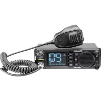 Midland Albrecht AE6390 CB vysielačka 12/24V 4W AM/FM VOX DIN montáž s 2,4