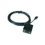 EXSYS EX-1302IS USB na RS-232 sériový adaptér, FTDI čipset, 0,8 m kábel, čierny