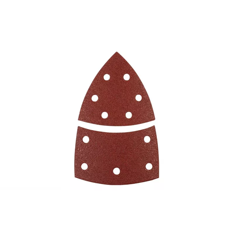 KWB 496108 delta brúsny papier, zrnitosť 80, 93 mm, balenie 5 ks