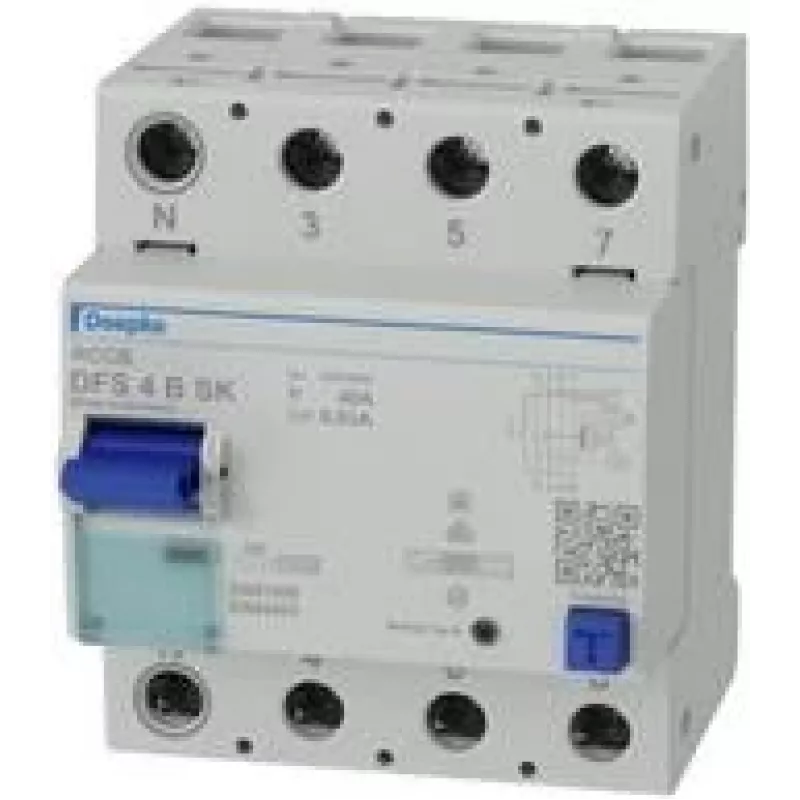Doepke DFS4 100-4/0.30-B SK prúdový chránič (RCCB), 4-polový, 100 A, 300 mA, typ B 09166998