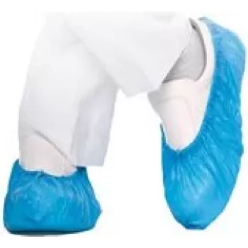 HYGOSTAR CPE návleky na obuv HYGOMAT modré, 0,06 mm, univerzálna veľkosť, na vstup do čistých priestorov – 1 ks (2850H)