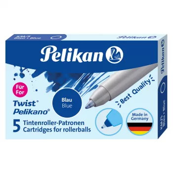 Pelikan rollerball atramentové náplne balenie 5 ks modré (824705)