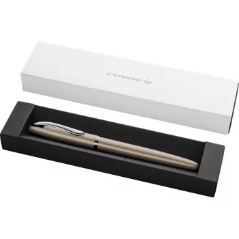 Pelikan Jazz Noble Elegance rollerball, taupe lak, nasúvacia čiapočka, stredná čierna náplň 400197469