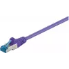 Wentronic Goobay CAT 6a S/FTP patch kábel, RJ45, fialový, 3 m, LSZH, meď 93789