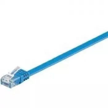 Wentronic RJ-45 CAT6 0,5m patch kábel, U/UTP, modrý 96395