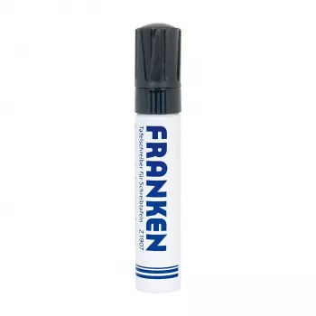 FRANKEN JumboMarker fixka na bielu tabuľu, klinový hrot 4-12 mm, čierna, plniteľná, sucho stierateľná, bez zápachu, 1 kus (Z1910 10)