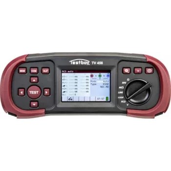 Testboy TV 456 inštalačný tester s EVSE adaptérom DIN VDE 0100-600