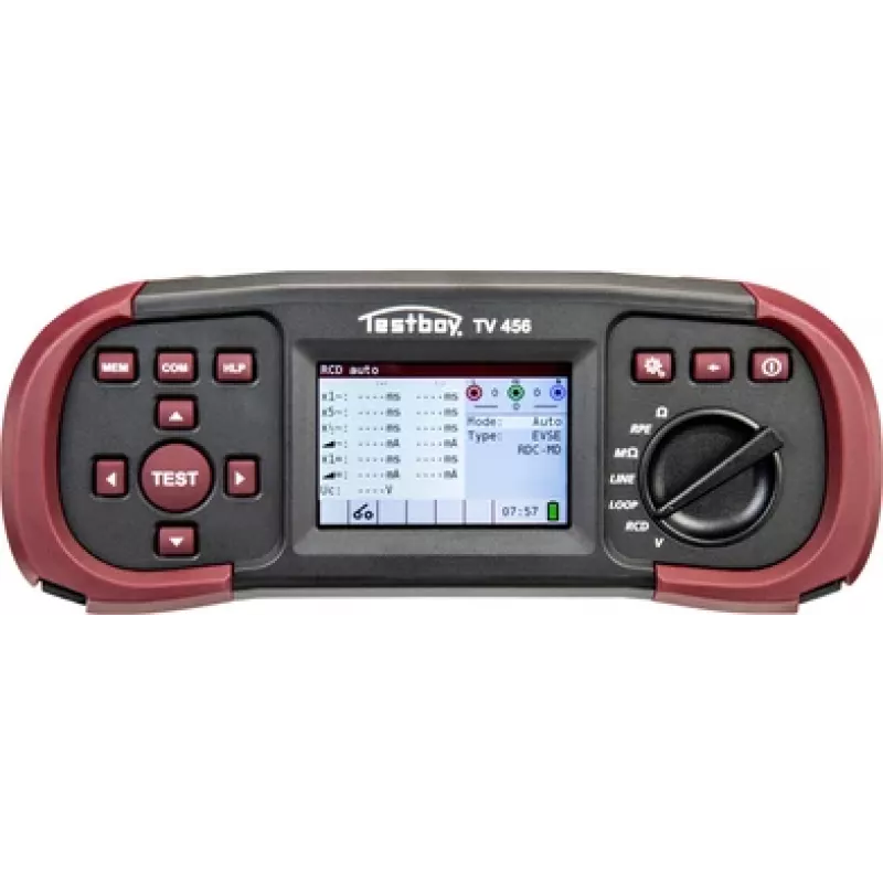 Testboy TV 456 inštalačný tester s EVSE adaptérom DIN VDE 0100-600