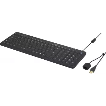 Renkforce IP68 priemyselná USB klávesnica čierna odolná proti striekajúcej vode prachotesná (iM-IKB106-BK)