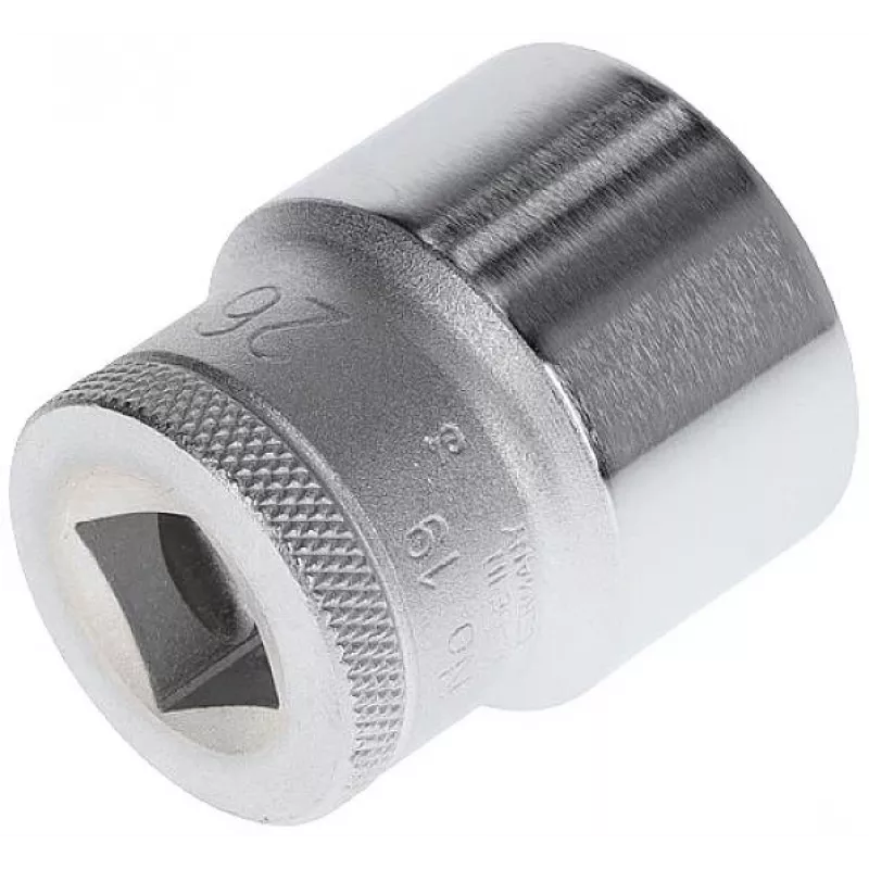 GEDORE 1/2 palca pohon 6-hranná gola, 26 mm, chróm-vanádiová oceľ, matne chrómovaná 6132070