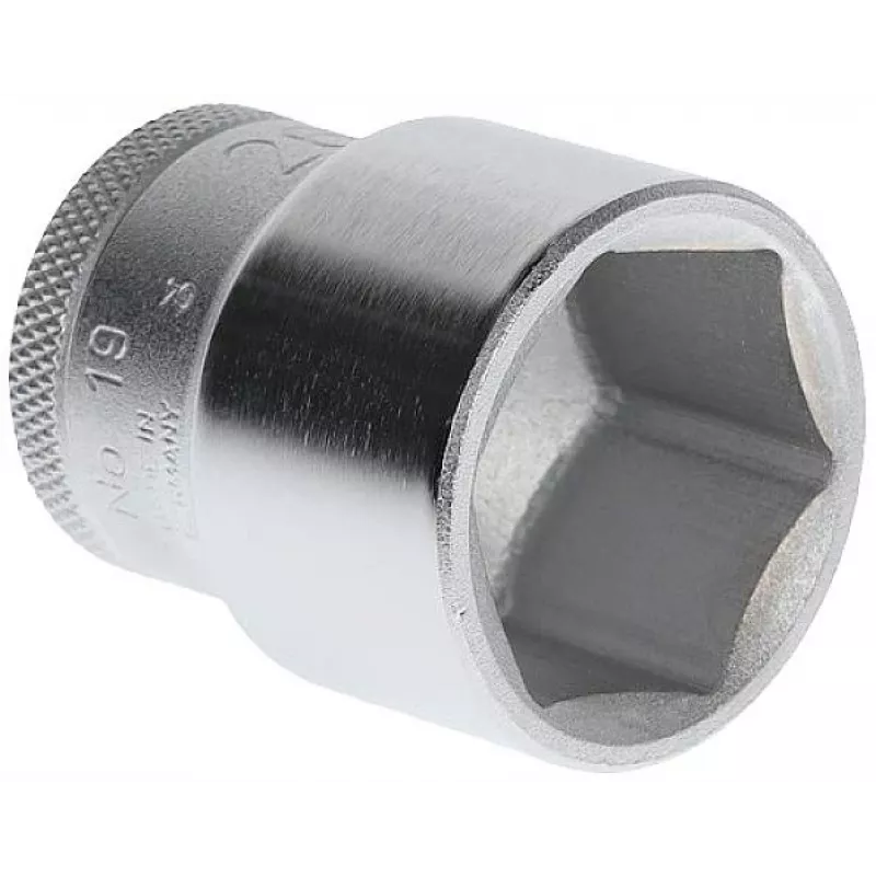 GEDORE 1/2 palca pohon 6-hranná gola, 26 mm, chróm-vanádiová oceľ, matne chrómovaná 6132070