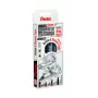 Pentel Manga Action sada fixiek, čierna, 3 fixky (0,05/0,2/0,8 mm) v puzdre MNG3PCS-AC