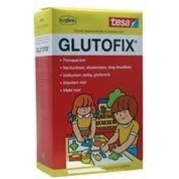tesa Glutofix detský škrobový prášok, biely, 500 g, na báze celulózy, miešateľný s vodou, bez rozpúšťadiel, 1 kus 08658-00001-01
