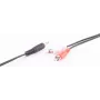 SHIVERPEAKS BASIC-S audio kábel, 2 x RCA konektor samec na 3,5 mm jack konektor samec, 2,5 m, stereo, čierny BS30832-2.5