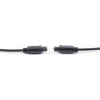 SHIVERPEAKS 3,0 m Toslink na Toslink optický audio kábel, pozlátené konektory, čierny BS69004-3.0
