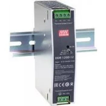 MEAN WELL DDR-120B-24 DIN lištový napájací zdroj 120W 24V 5A