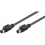 Wentronic AVK 157-500 S-Video kábel 5,0 m čierny konektor samec na konektor samec 50059