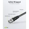 Wentronic Goobay BNC prepojovací kábel, čierny, 3 m - BNC konektor samec na BNC konektor samec, 75 Ohm koaxiálny 50089