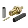 Wentronic Goobay RP-SMA krimpovacia konektor samica pre RG-174 a RG-316 (51696)