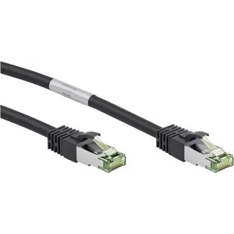 Wentronic Goobay CAT 8.1 patch kábel, S/FTP (PiMF), čierny, 20 m, LSZH, meď AWG 24 66728