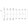 SIEMENS SIRIUS 3RT2 výkonový stýkač 5,5 kW 400 V 12 A 24 V DC 2NO+2NC skrutkové svorky 3RT20171BB443MA0