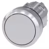 Siemens SIRIUS ACT predný prvok tlačidla, kov, vysoký lesk, sivý (3SU1050-0AB80-0AA0)