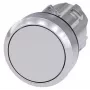 Siemens SIRIUS ACT predný prvok tlačidla, kov, vysoký lesk, sivý (3SU1050-0AB80-0AA0)