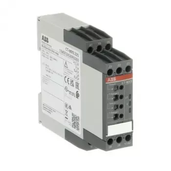 ABB CT-MXS multifunkčné časové relé, 24-48 V DC / 24-240 V AC, 2 prepínače, 10 funkcií, DIN lišta 1SVR730030R3300