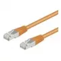 Wentronic 93460 Cat5e F/UTP patch kábel, RJ45 konektor samec na RJ45 konektor samec, 0,5 m, sivý EAN:4040849934605
