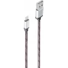 SHIVERPEAKS BS14-50078 Lightning na USB-A kábel 0,9 m hnedý
