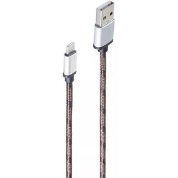 SHIVERPEAKS BS14-50078 Lightning na USB-A kábel 0,9 m hnedý