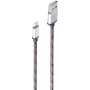 SHIVERPEAKS BS14-50078 Lightning na USB-A kábel 0,9 m hnedý