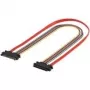 Wentronic Goobay interný PC napájací predlžovací kábel 0,3 m Molex 4-Pin konektor samec na samica 93945