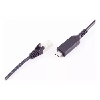 SHIVERPEAKS USB-C na RJ45 Gigabit Ethernet adaptérový kábel 1m čierny BS13-51025
