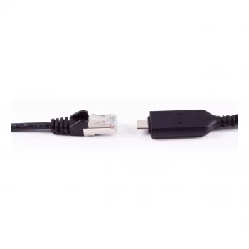 SHIVERPEAKS USB-C na RJ45 Gigabit Ethernet adaptérový kábel 1m čierny BS13-51025