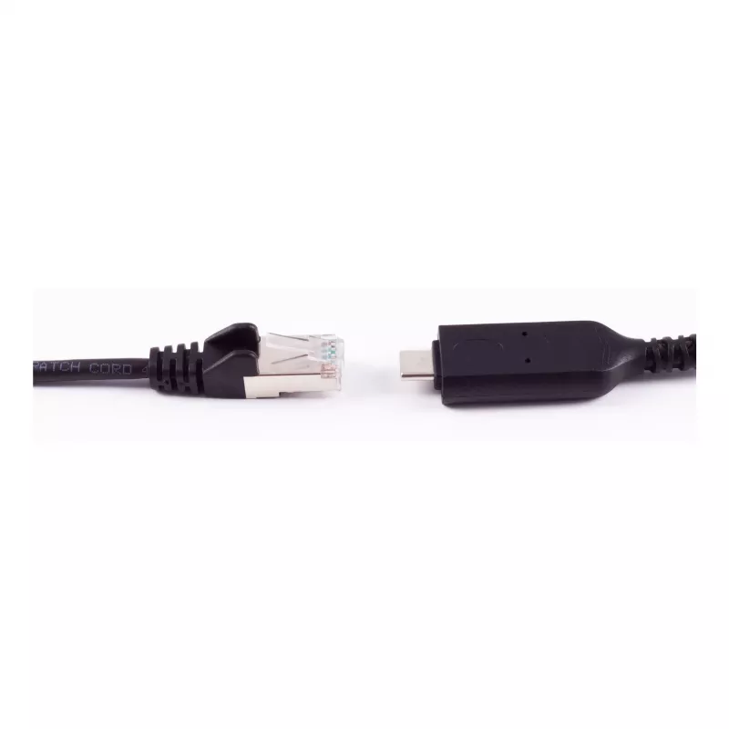 SHIVERPEAKS USB-C na RJ45 Gigabit Ethernet adaptérový kábel 1m čierny BS13-51025