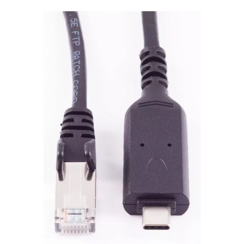 SHIVERPEAKS USB-C na RJ45 Gigabit Ethernet adaptérový kábel 1m čierny BS13-51025