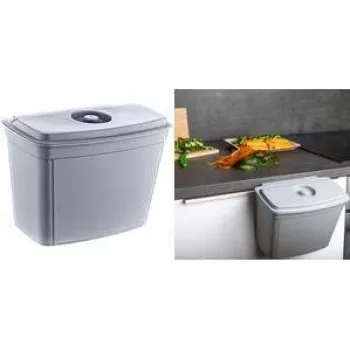 keeeper Milan 4L závesný kuchynský odpadkový kôš, Nordic Grey, s vekom, PP 1031213000000