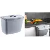 keeeper Milan 4L závesný kuchynský odpadkový kôš, Nordic Grey, s vekom, PP 1031213000000