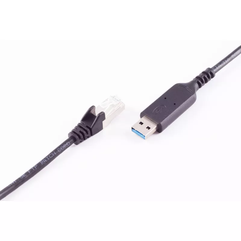 SHIVERPEAKS USB-A na RJ45 Gigabit Ethernet adaptérový kábel, 1m, čierny BS13-52025