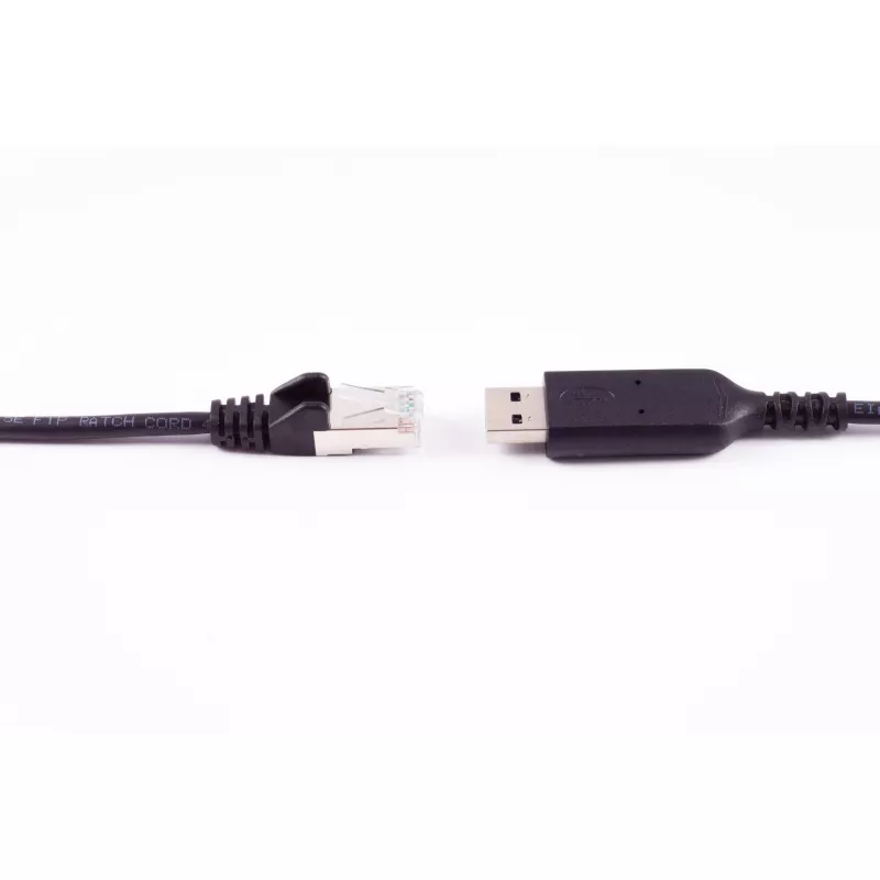 SHIVERPEAKS USB-A na RJ45 Gigabit Ethernet adaptérový kábel, 1m, čierny BS13-52025
