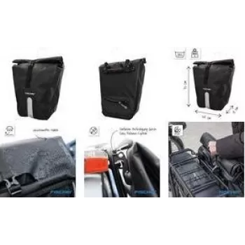 FISCHER PLUS Emendo vodotesná cyklistická brašna so zváranými švami a bezpečným upevnením 115808