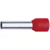 Klauke 47612 izolovaná dutinka, 10 mm², červená, dĺžka pinu 12 mm, 100 kusov