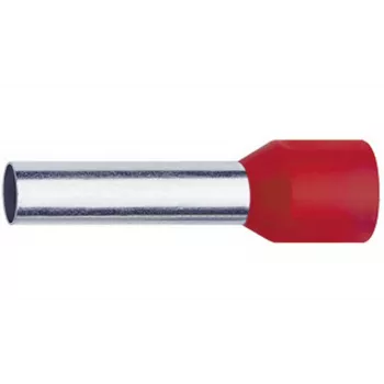 Klauke 47612 izolovaná dutinka, 10 mm², červená, dĺžka pinu 12 mm, 100 kusov