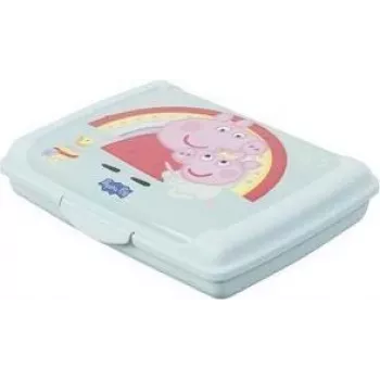 keeeper carla mini Peppa Pig desiata box, 0,5 L, aquamarín Deco-Click-Box Mini, PP, klip uzáver, 1 kus 1070462433600
